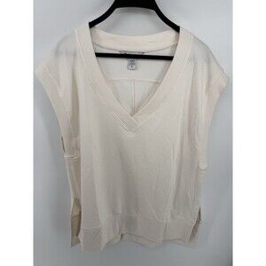 Athleta Retroterry V-Neck Sweater Vest Size M
